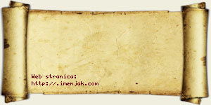 Lana Veljković vizit kartica